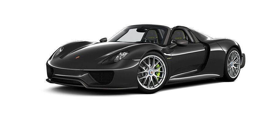 Porsche 918 Spyder Weissach Package Basalt Black Metallic Porsche 918 Spyder Weissach Package Basalt Black Metallic