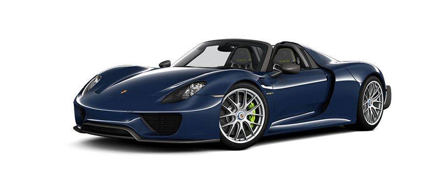 Porsche 918 Spyder Weissach Package Dark Blue Metallic Porsche 918 Spyder Weissach Package Dark Blue Metallic