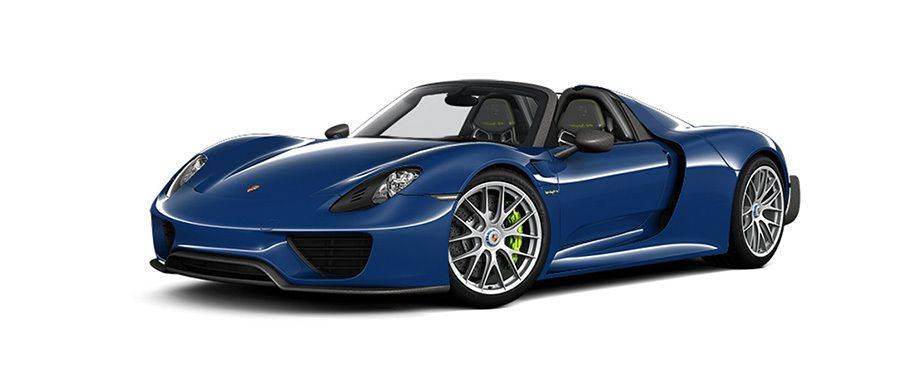 Porsche 918 Spyder Weissach Package Sapphire Blue Metallic Porsche 918 Spyder Weissach Package Sapphire Blue Metallic