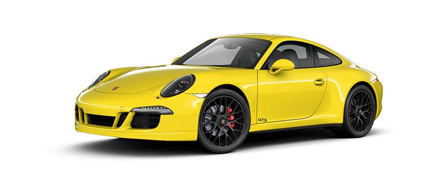 Porsche 911 Carrera GTS Racing Yellow Porsche 911 Carrera GTS Racing Yellow
