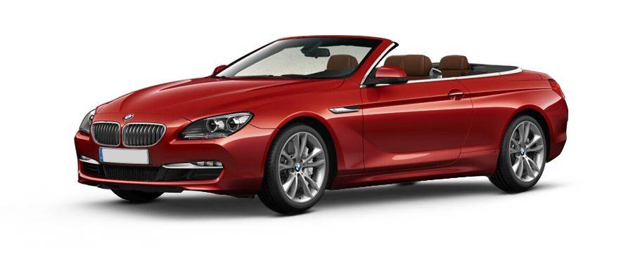 BMW 6 Series Convertible Vermilion Red BMW 6 Series Convertible Vermilion Red