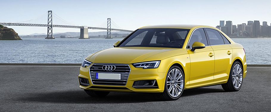 A4 Sedan Front angle low view A4 Sedan Front angle low view