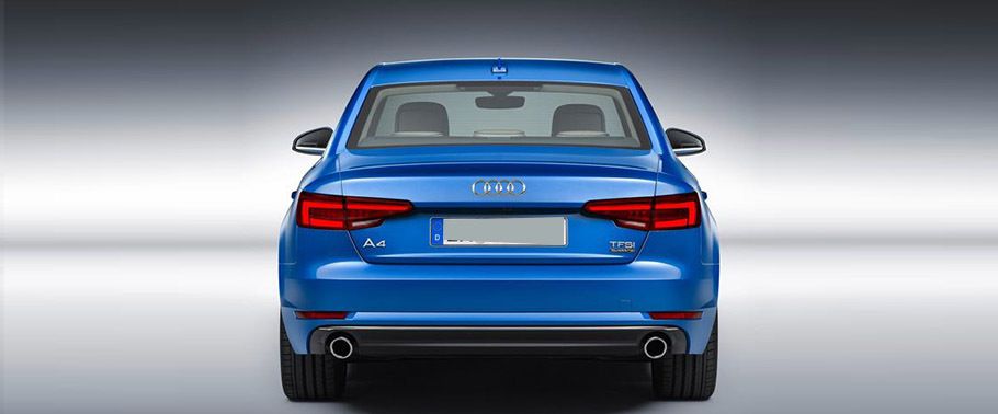 Full Rear View of Audi A4 Sedan Full Rear View of Audi A4 Sedan
