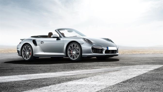 911 Turbo Cabriolet Side view 911 Turbo Cabriolet Side view