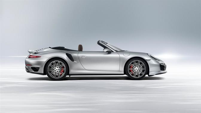 911 Turbo Cabriolet Side view 911 Turbo Cabriolet Side view