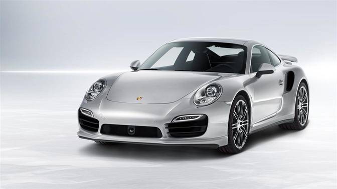 Porsche 911 Turbo Side Medium View Porsche 911 Turbo Side Medium View