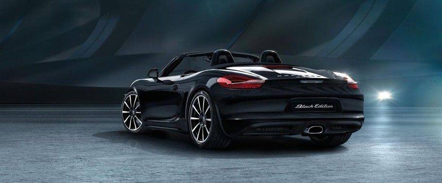 Boxster Black Edition Side view Boxster Black Edition Side view