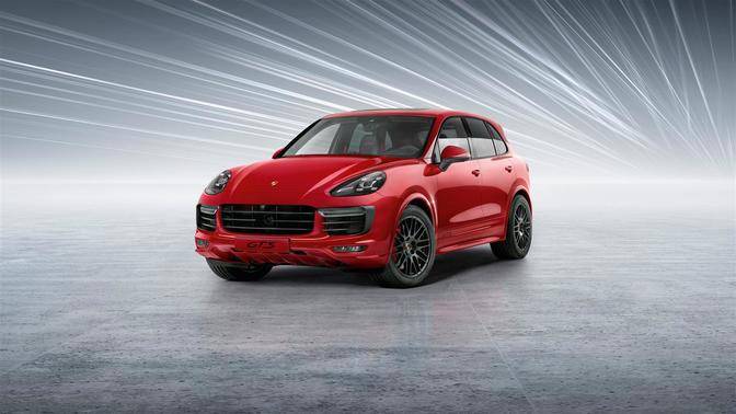 Porsche Cayenne GTS Front Angle High View Porsche Cayenne GTS Front Angle High View