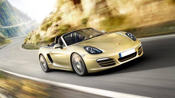 Porsche Boxster Front Medium View Porsche Boxster Front Medium View