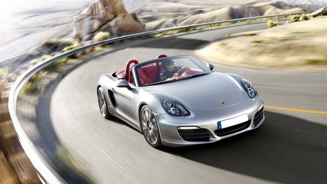 Porsche Boxster S Front Medium View Porsche Boxster S Front Medium View