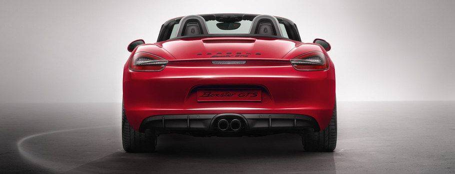 Full Rear View of Porsche Boxster GTS Full Rear View of Porsche Boxster GTS