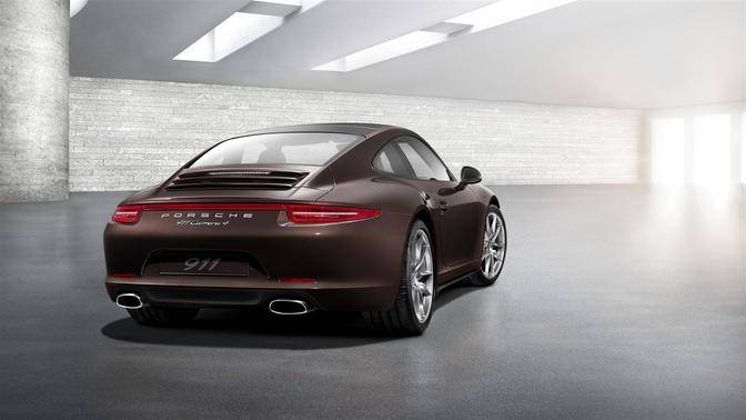 911 Carrera 4 Rear angle view 911 Carrera 4 Rear angle view