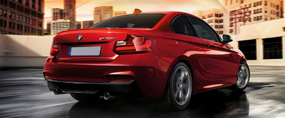 2 Series Coupe Rear angle view 2 Series Coupe Rear angle view