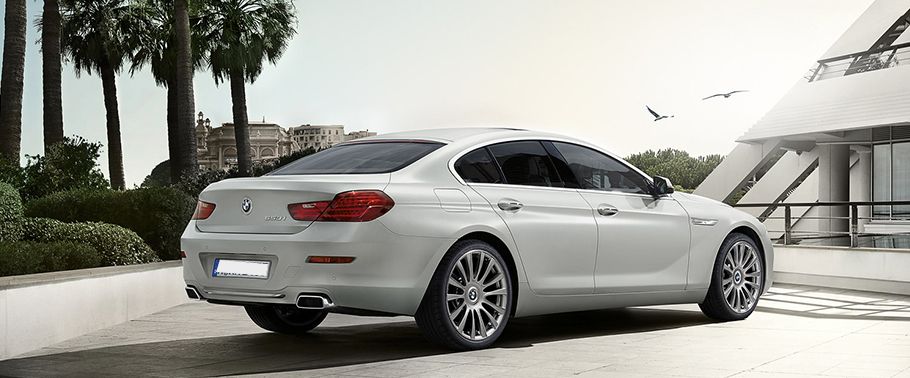 6 Series Gran Coupe Rear angle view 6 Series Gran Coupe Rear angle view