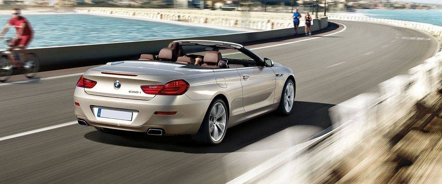 6 Series Convertible Rear angle view 6 Series Convertible Rear angle view
