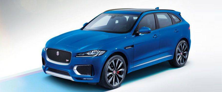 Jaguar F-Pace Front Angle High View Jaguar F-Pace Front Angle High View