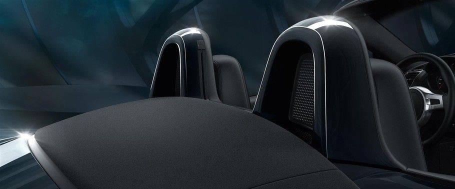 Boxster Black Edition Front Seat Headrest Boxster Black Edition Front Seat Headrest
