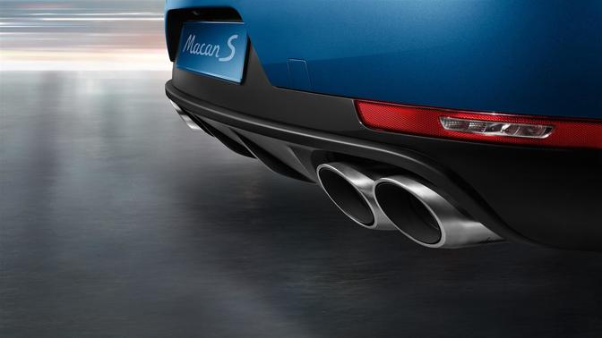 Exhaust Pipe of Porsche Macan S Exhaust Pipe of Porsche Macan S