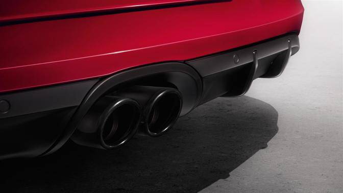 Exhaust Pipe of Porsche Boxster GTS Exhaust Pipe of Porsche Boxster GTS