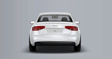 Full Rear View of Audi A4 Saloon