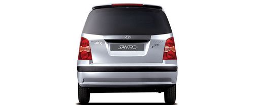 Full Rear View of Hyundai Santro Full Rear View of Hyundai Santro