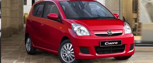 Daihatsu Cuore Front Medium View